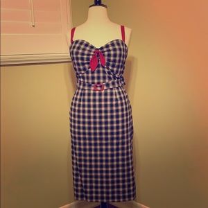 Plus size 1940’s inspired pinup Dress